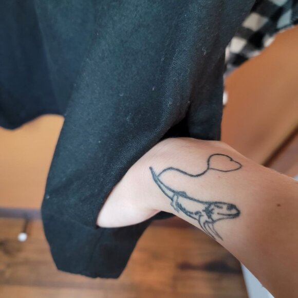 Haptics Buffalo Plaid Color Black Button Down Jacket - Picture 7 of 7